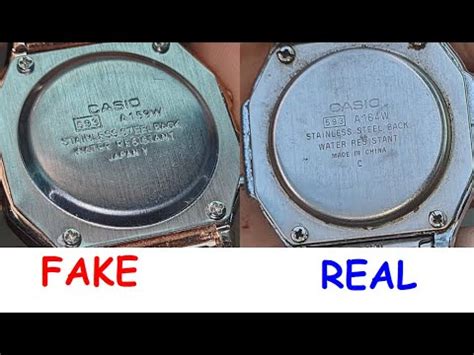 casio watch fake test|how to check for casio watch.